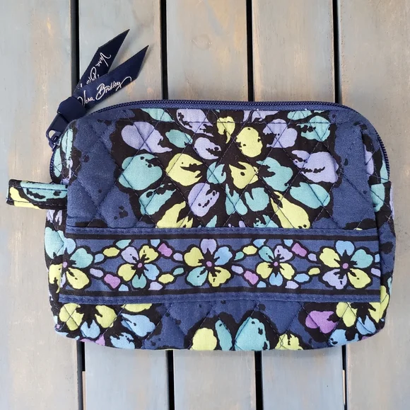 Vera Bradley Bags Vera Bradley Small Cosmetic Makeup Bag Blue